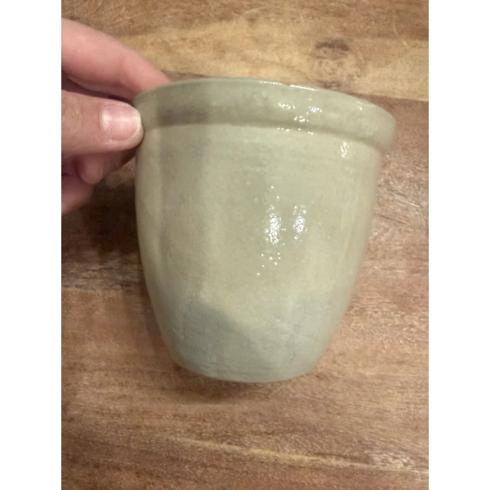 Vintage 1988 Beaumont Brothers Pottery Merry Christmas Crock  Christmas‎ 4